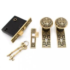 FLOWER POT MORTISE DOOR LOCK KIT
