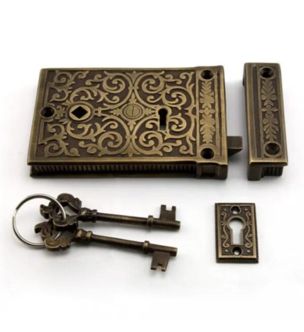 VICTORIAN DOOR RIM LOCK KIT - Image 5