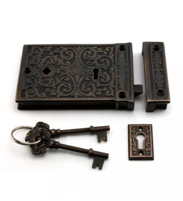 VICTORIAN DOOR RIM LOCK KIT - Image 7