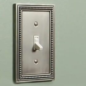BRASS SWITCH PLATE
